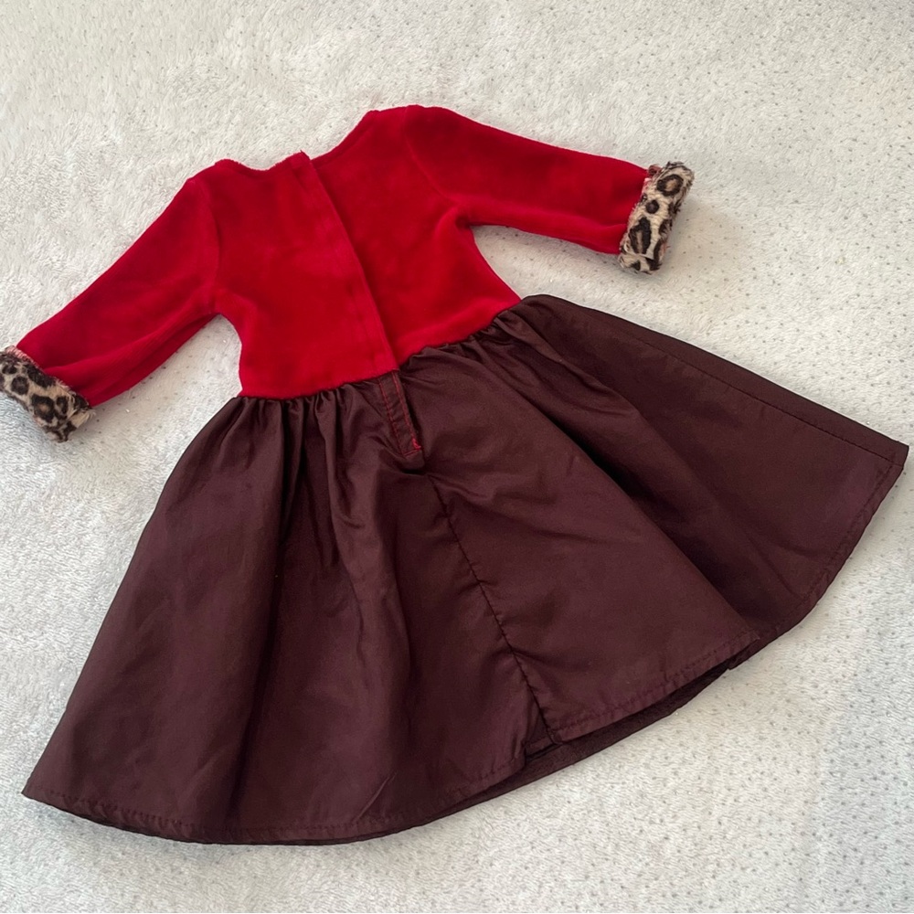 American Girl Chocolate Cherry Dress Only for 18-inch Dolls - Picture 3 of 4